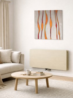 radiador horizontal, radiadores modernos, cuarto de radiador mínimo, radiadores de panel