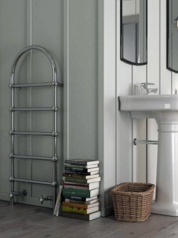 radiador de baño, secador de toallas tradicional, secador de toallas de cromo, radiador de baño clásico
