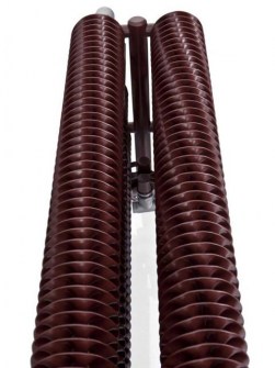 radiador de diseño industrial, radiadores de colores, radiador horizontal, radiador industrial agua