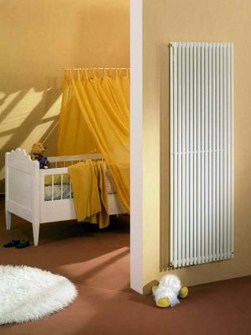 radiador vertical, radiadores modernos, radiador de diseño de la habitación, radiadores de colores