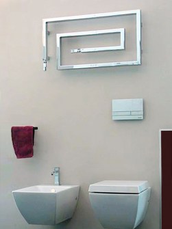 radiador de baño, radiador de toallas, radiador de diseño, radiadores, radiador de cromo
