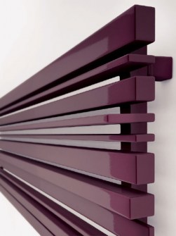 radiadores de colores, radiadores inusuales, radiador de diseño, radiador llamativo, radiador horizontal