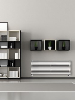 radiador de diseño, radiador horizontal, radiadores modernos, radiadores de colores