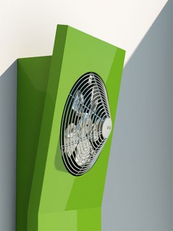 Radiador hidráulico de diseño con ventilador, radiadores de colores, radiadores, radiadores inusuales