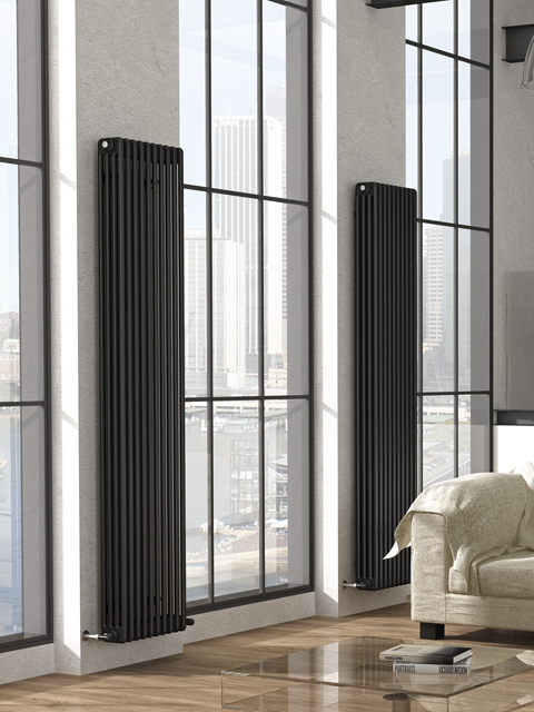 radiadores de columna, sección de radiadores, radiador de diseño, radiador de acero, radiadores